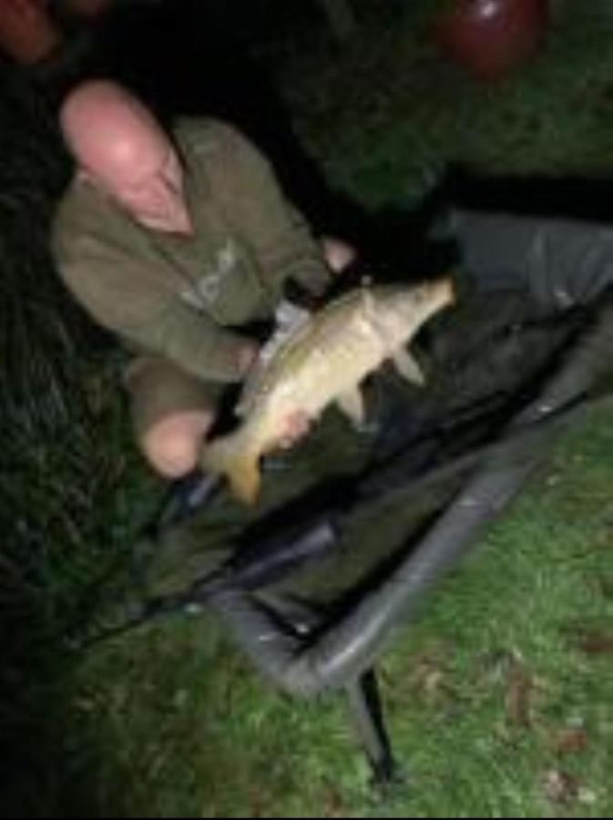 Snug & Secluded Lakeside Shepherds Hut 'Carp' อัคฟิลด์ ภายนอก รูปภาพ